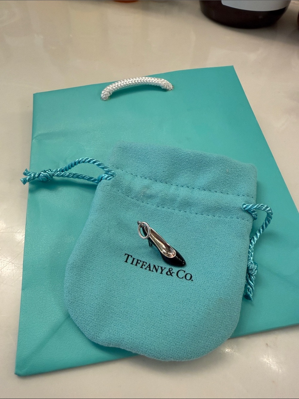 Tiffany & Co black shoe charm